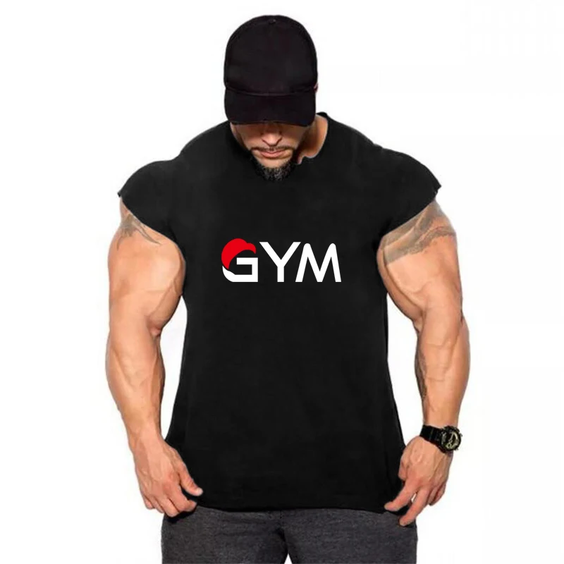 2023 Summer New Men Fashion Trend Cool Undershirt Fitness Outdoor Sports Vest Muscle Gym Loose Cotton Black Sleeveless T Shirt
2023 Summer New Men Fashion Trend Cool Undershirt Fitness Outdoor Sports Vest Muscle Gym Loose Cotton Black Sleeveless T Shirt