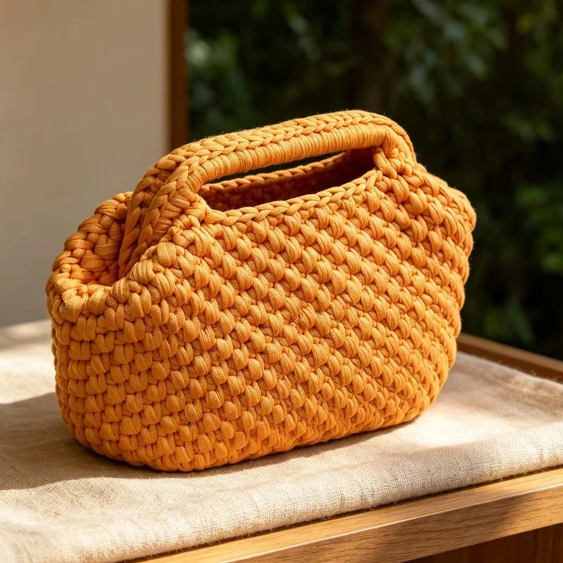 French Style Handmade Crochet Beach Bag Bohemian Tote Women Summer Vacation Casual Shoulder Handbag Luxury Design Large Capacity
French Style Handmade Crochet Beach Bag Bohemian Tote Women Summer Vacation Casual Shoulder Handbag Luxury Design Large Capacity