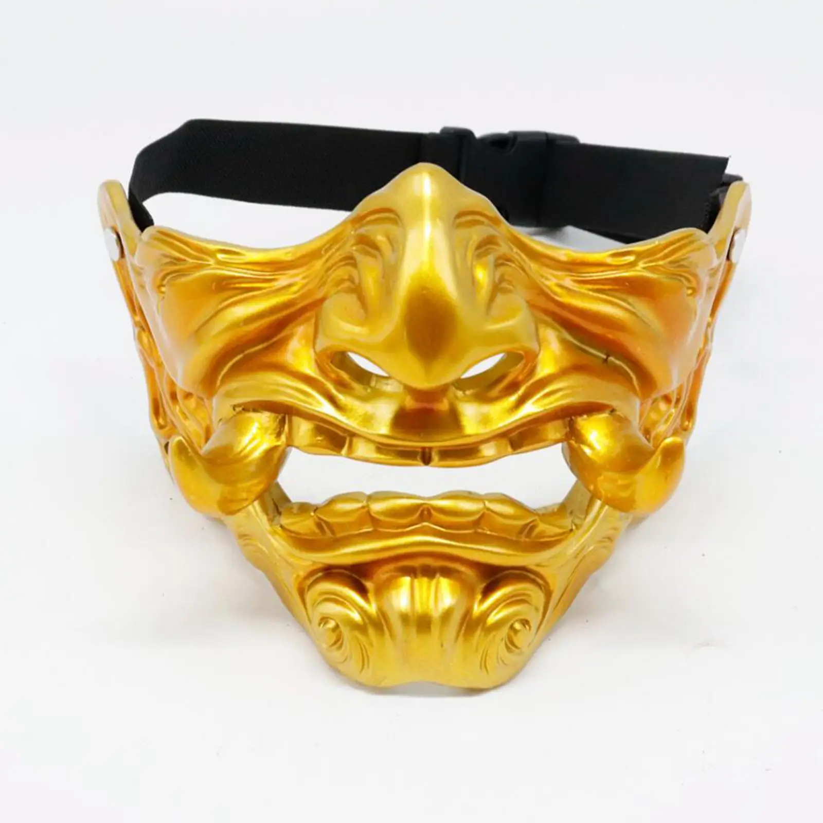 Head Mask 3D Samurai Half Face Mask for Shows Stage Performance Adults
Head Mask 3D Samurai Half Face Mask for Shows Stage Performance Adults