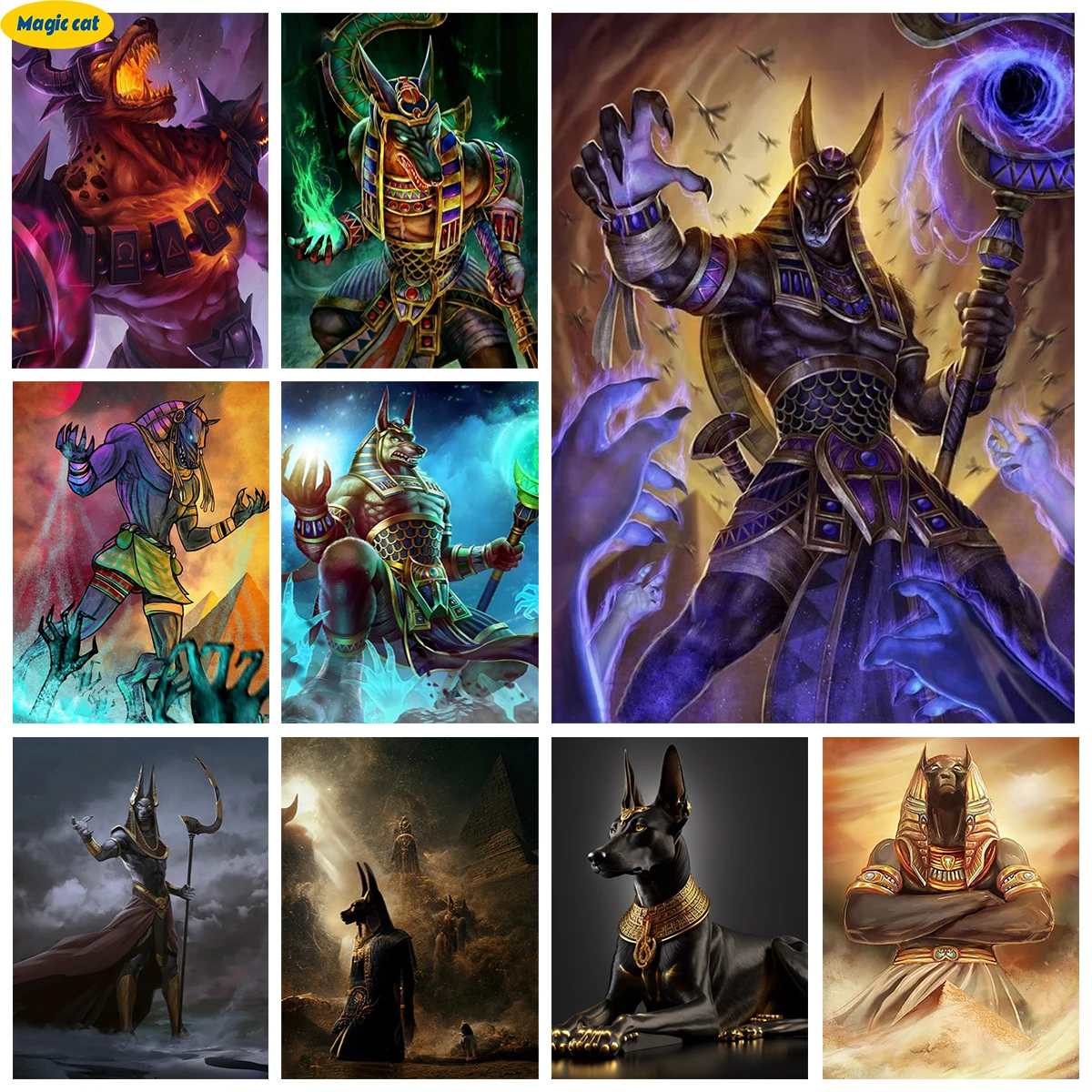 Anubis Portrait Diamond Painting Desert Death Nasus Picture Diamond Embroidery DIY Rhinestone Cross Stitch Handicraft Home Decor
Anubis Portrait Diamond Painting Desert Death Nasus Picture Diamond Embroidery DIY Rhinestone Cross Stitch Handicraft Home Decor