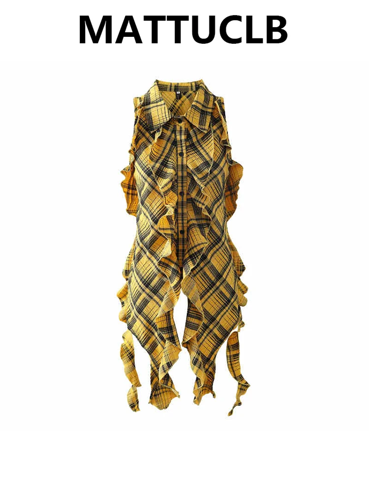2025 Summer Women Japanese Y2k Gyaru Plaid Tank Top Coquette 2000s Aesthetic Ruffle Vest Crop Tops Shoujo Girl Kpop Cute Core
2025 Summer Women Japanese Y2k Gyaru Plaid Tank Top Coquette 2000s Aesthetic Ruffle Vest Crop Tops Shoujo Girl Kpop Cute Core