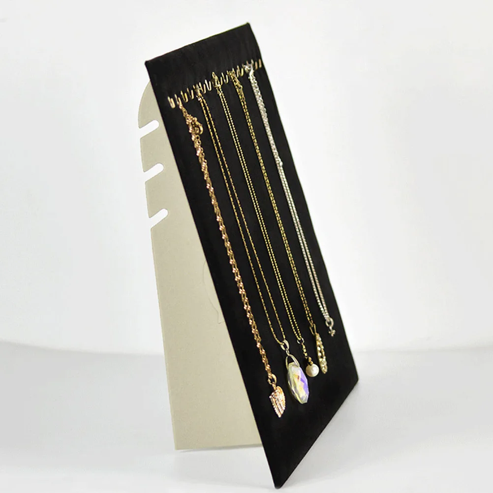 Black 17 Hook Necklace Display Stand Jewelry Organizer Protects Bracelets Pendants Chains Ideal for Craft Fair Display Board
Black 17 Hook Necklace Display Stand Jewelry Organizer Protects Bracelets Pendants Chains Ideal for Craft Fair Display Board