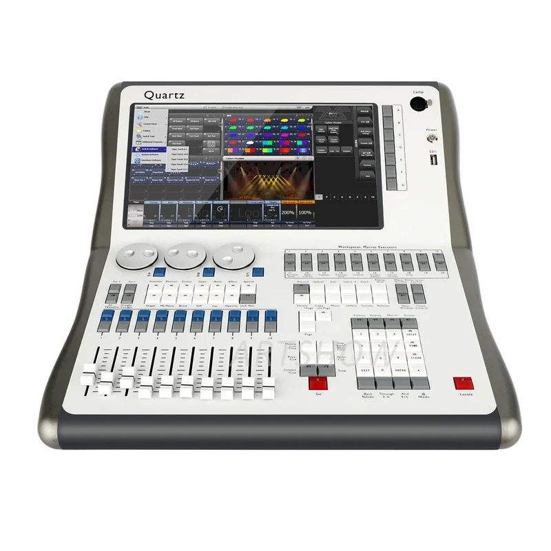 High Quality Tiger Touch Quartz Version 16.0 Dmx 512 Light Controller Console Stage Lighting Console
High Quality Tiger Touch Quartz Version 16.0 Dmx 512 Light Controller Console Stage Lighting Console