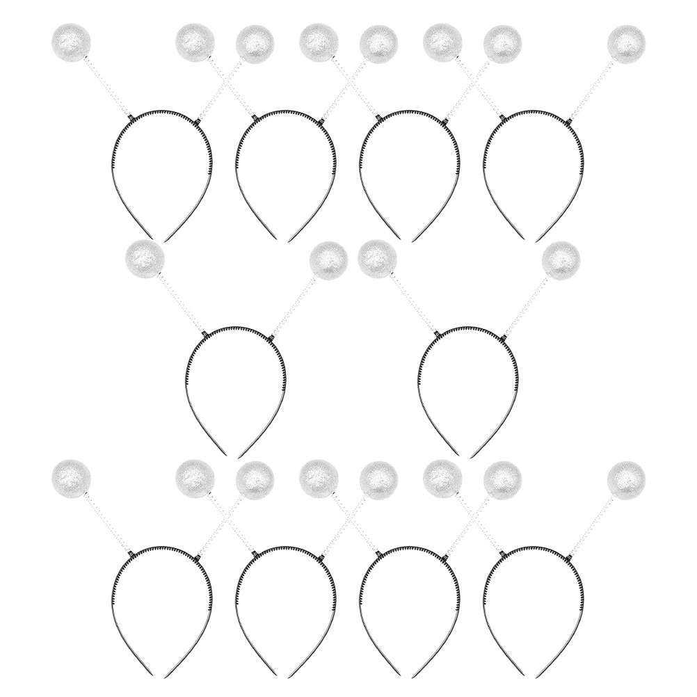 10PCS High Elastic Alien Headpiece Foam Balls Costume Accessories Women Party Alien Costume Accessories Women Headbands Silver
10PCS High Elastic Alien Headpiece Foam Balls Costume Accessories Women Party Alien Costume Accessories Women Headbands Silver