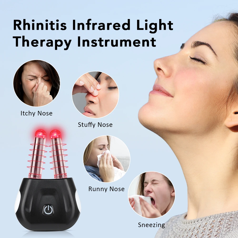 Rechargeable Portable Nasal Infrared Therapy Device Red Light Nasal Soothing Instrument for Itchy Nose Relief
Rechargeable Portable Nasal Infrared Therapy Device Red Light Nasal Soothing Instrument for Itchy Nose Relief