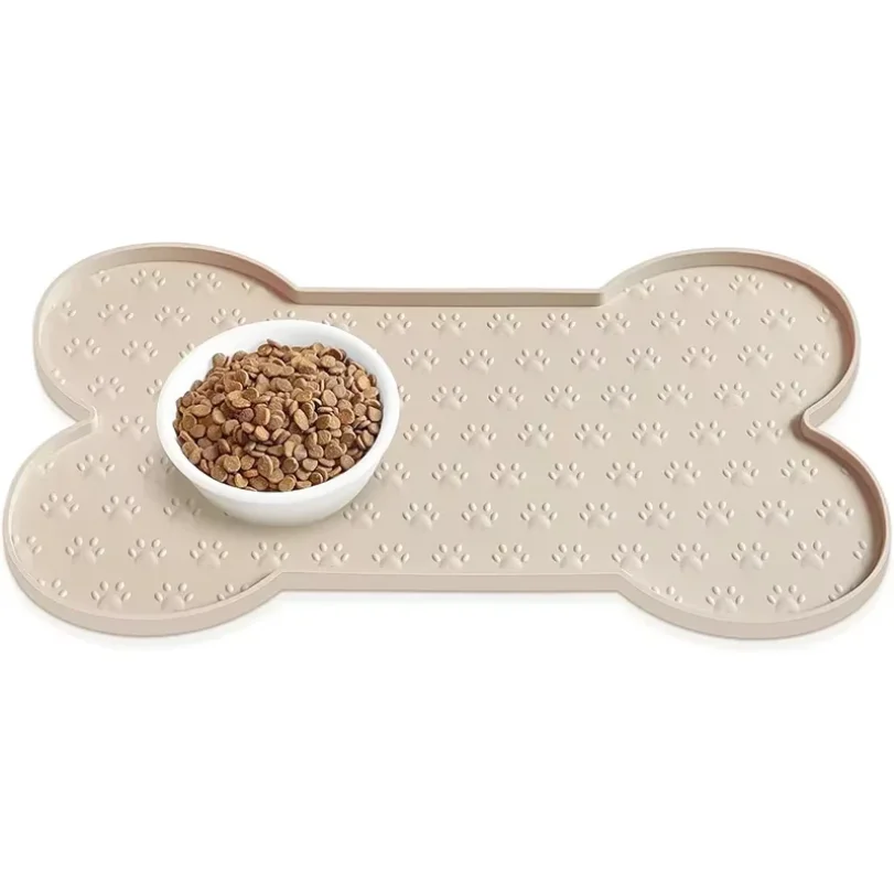 Dog Food Mat Anti-Slip Silicone Thicker Pet Placemat Waterproof Feeder Pad with Raised Edge Puppy Feeding Mats
Dog Food Mat Anti-Slip Silicone Thicker Pet Placemat Waterproof Feeder Pad with Raised Edge Puppy Feeding Mats