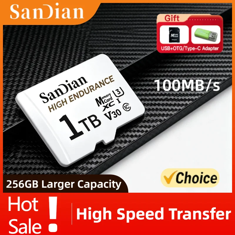 High Endurance Original 128GB 256GB V30 C10 Micro TF SD Card For Dash Camera Car CCTV Home Security Full HD Recording
High Endurance Original 128GB 256GB V30 C10 Micro TF SD Card For Dash Camera Car CCTV Home Security Full HD Recording