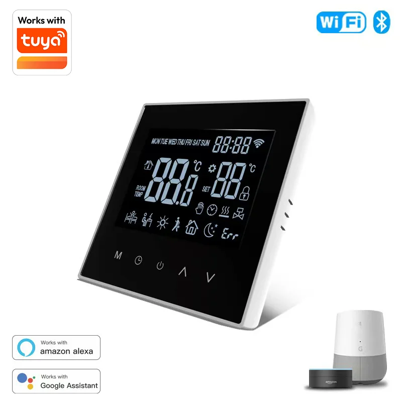 Tuya Smart Thermostat, supports Wi-Fi connectivity, remote control of the panel switch, and voice control
Tuya Smart Thermostat, supports Wi-Fi connectivity, remote control of the panel switch, and voice control