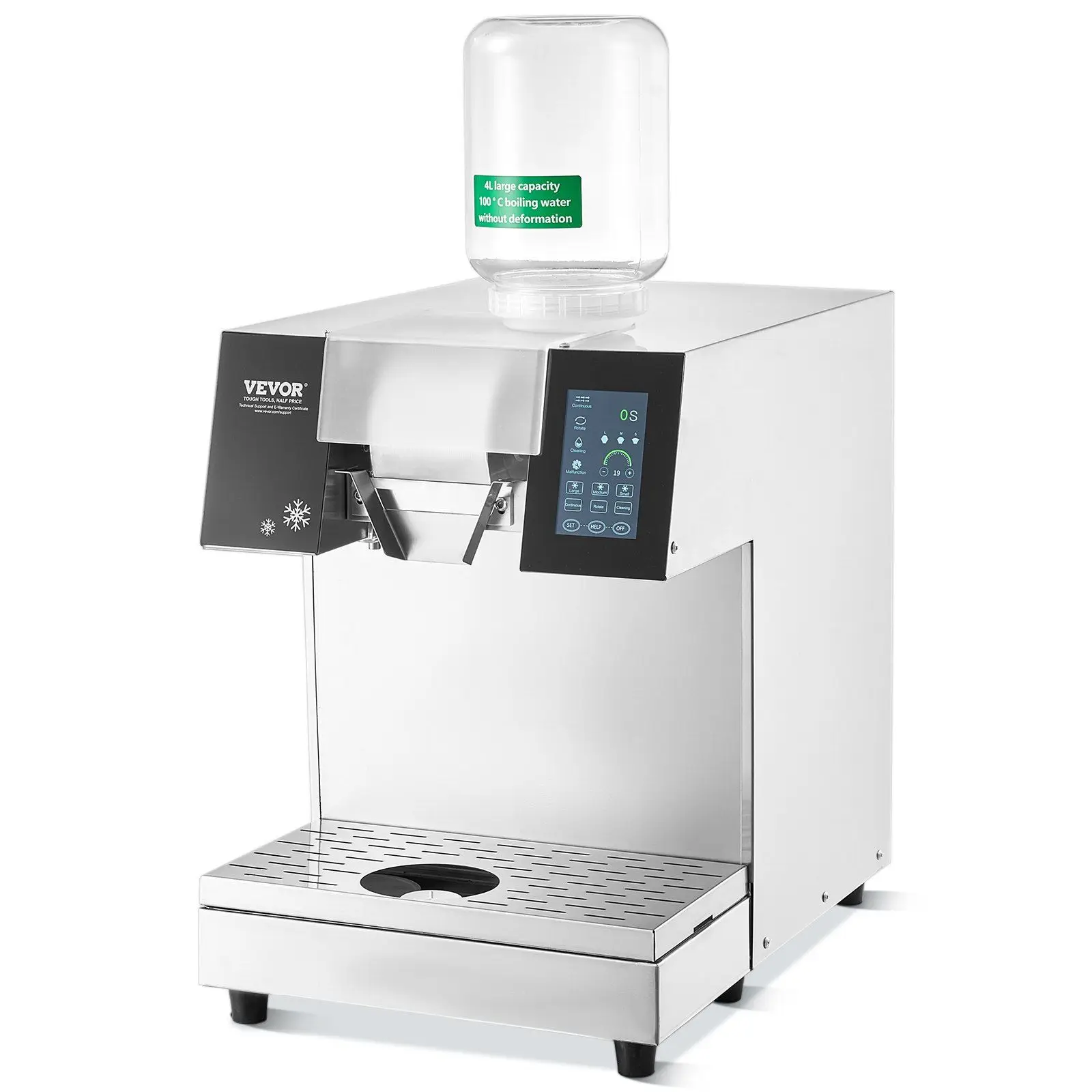 Commercial Stainless Steel 397LBS/24H Snowflake Ice Maker Electric Ice Shaver And Snow Cone Machine
Commercial Stainless Steel 397LBS/24H Snowflake Ice Maker Electric Ice Shaver And Snow Cone Machine