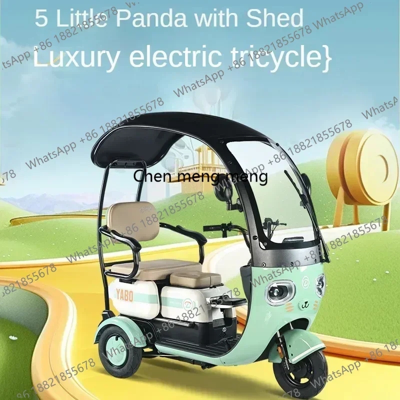 Electric Tricycle Leisure With Shed Electric Vehicle Commuting Adult 1000W72V22AH High Speed Motor Parent-child sitting
Electric Tricycle Leisure With Shed Electric Vehicle Commuting Adult 1000W72V22AH High Speed Motor Parent-child sitting