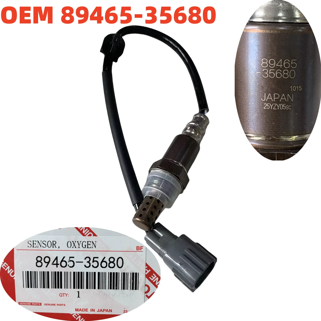 OEM 89465-35680 For Toyota FJ Cruiser Hilux 4Runner Land Cruiser Prado Oxygen Sensor 8946535680 New Air fuel Ratio Sensor
OEM 89465-35680 For Toyota FJ Cruiser Hilux 4Runner Land Cruiser Prado Oxygen Sensor 8946535680 New Air fuel Ratio Sensor