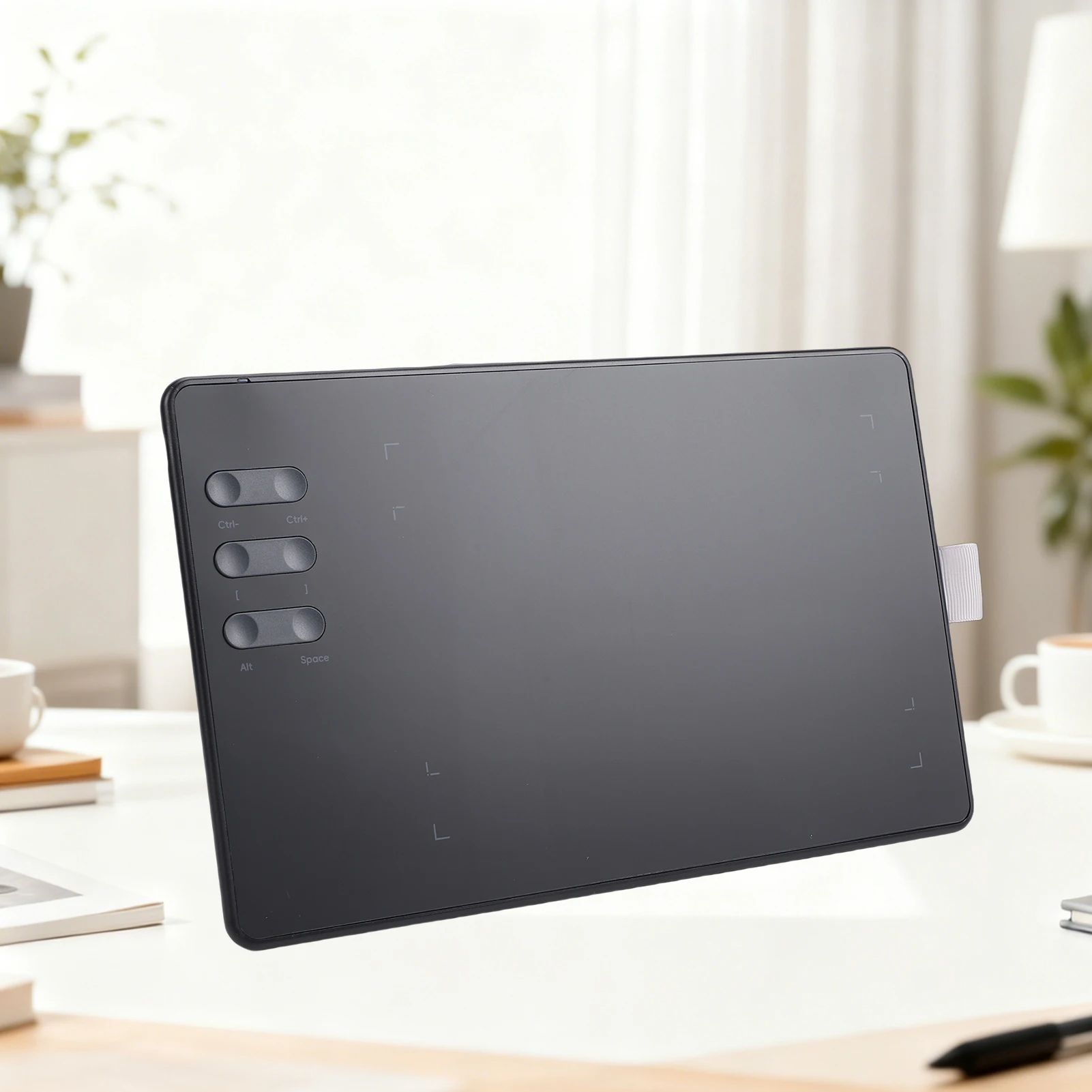 Graphics Drawing Tablet 4.49x6.81in with 16384 Pressure Levels 6 Shortcut Keys 5 Pen Nibs OTG Adapter for Win/MAC/Android
Graphics Drawing Tablet 4.49x6.81in with 16384 Pressure Levels 6 Shortcut Keys 5 Pen Nibs OTG Adapter for Win/MAC/Android