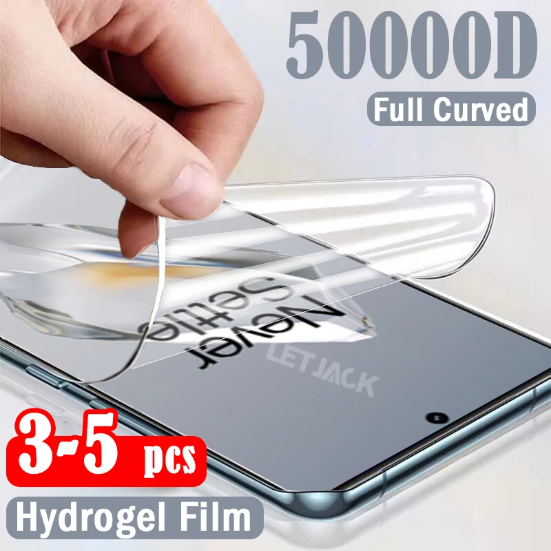 3-5Pcs Curved Hydrogel Film For OnePlus 12 11 10 9 8 Pro Screen Protectors For OnePlus Ace 3 2 Pro 12R 11R Silicone Soft Film
3-5Pcs Curved Hydrogel Film For OnePlus 12 11 10 9 8 Pro Screen Protectors For OnePlus Ace 3 2 Pro 12R 11R Silicone Soft Film