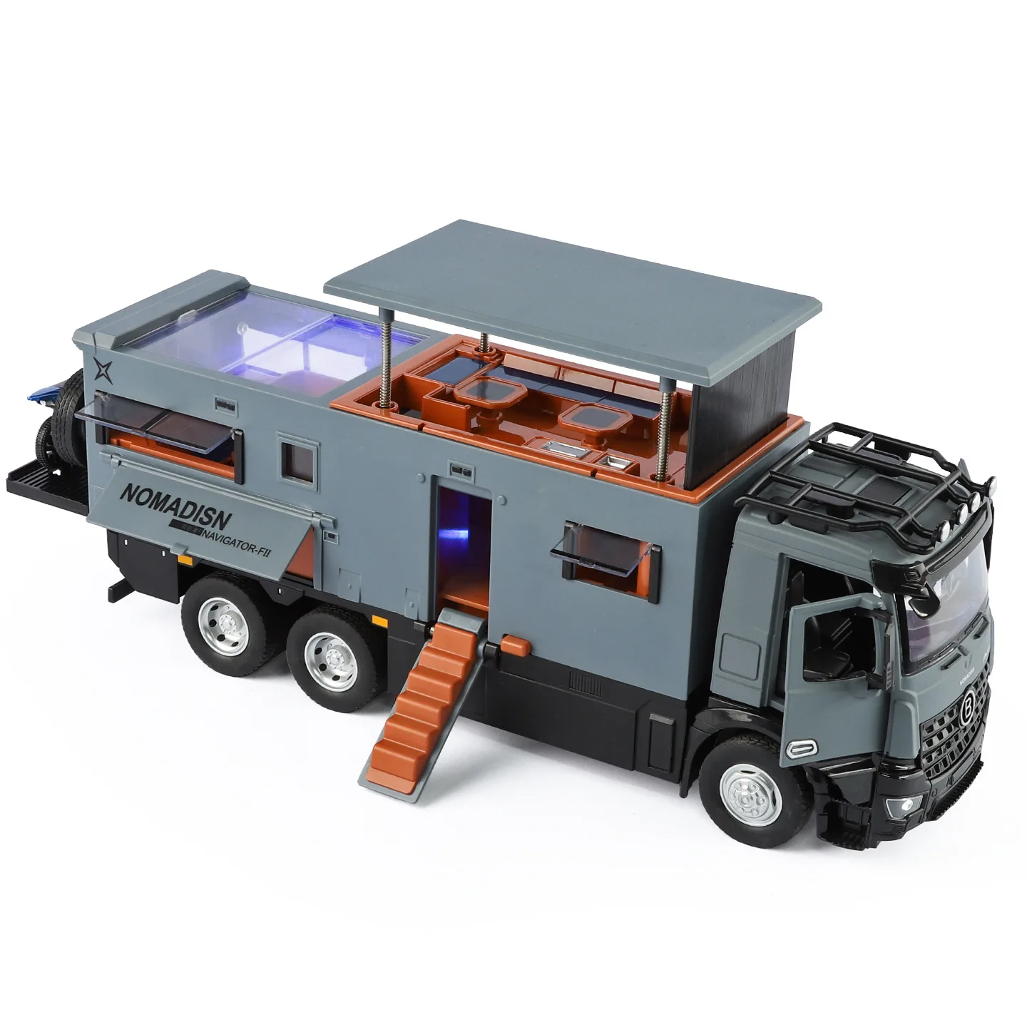 1:18 Nomadison Alloy Diecast Rv Car Model Toy Simulation Off Road Vehicle Sound Light Pull Back Collection Decoration Boys Gifts
1:18 Nomadison Alloy Diecast Rv Car Model Toy Simulation Off Road Vehicle Sound Light Pull Back Collection Decoration Boys Gifts