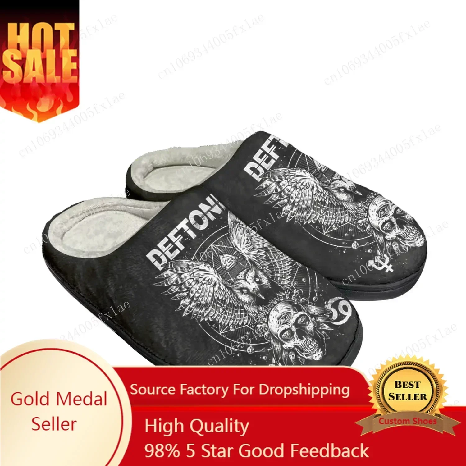 D-Deftones Metal Art Rock Band Home Cotton Custom Slippers Men Women Sandals Plush Bedroom Casual Keep Warm Shoe Thermal Slipper
D-Deftones Metal Art Rock Band Home Cotton Custom Slippers Men Women Sandals Plush Bedroom Casual Keep Warm Shoe Thermal Slipper
