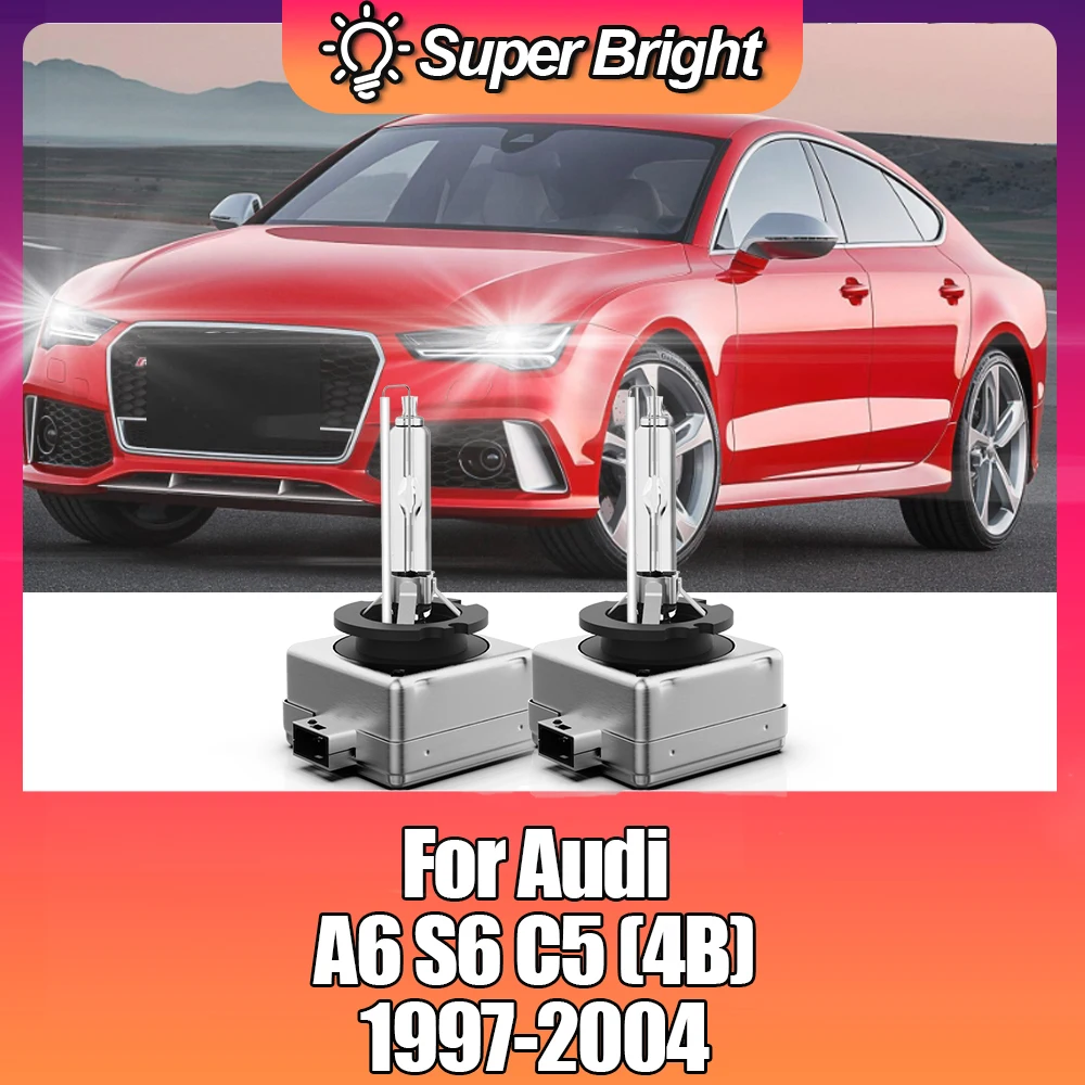 2pcs/lot HID Xenon Headlight Bulb 12V 35W D3S 6000K 8000K 10000K For Audi A6 S6 C5 (4B) 1997 1998 1999 2000 2001 2002 2003 2004
2pcs/lot HID Xenon Headlight Bulb 12V 35W D3S 6000K 8000K 10000K For Audi A6 S6 C5 (4B) 1997 1998 1999 2000 2001 2002 2003 2004