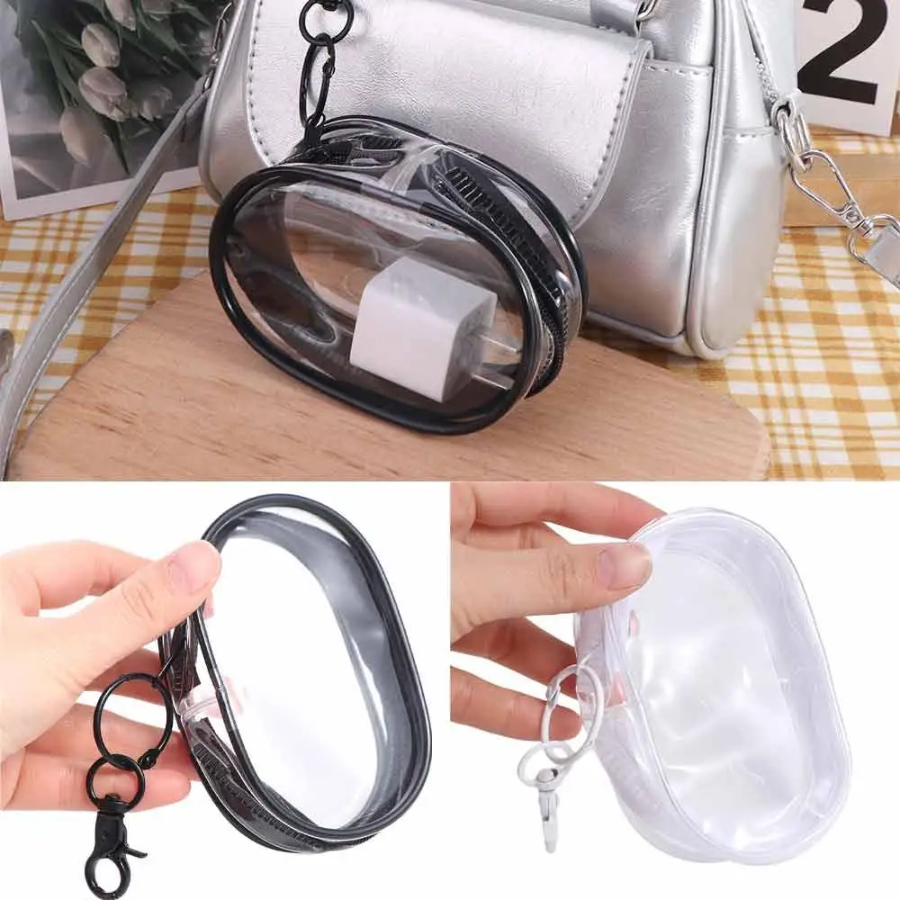 With Keychain Phone Charger Bag Transparent Storage Data Cable Storage Bag Anti Drop PVC Digital Storage Bag Phone Charger
With Keychain Phone Charger Bag Transparent Storage Data Cable Storage Bag Anti Drop PVC Digital Storage Bag Phone Charger