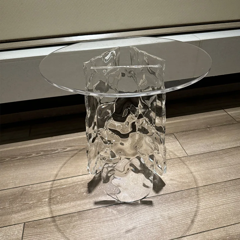 Modern simple living room sofa acrylic edge few water ripple corner few balcony coffee table coffee table small round table tide
Modern simple living room sofa acrylic edge few water ripple corner few balcony coffee table coffee table small round table tide