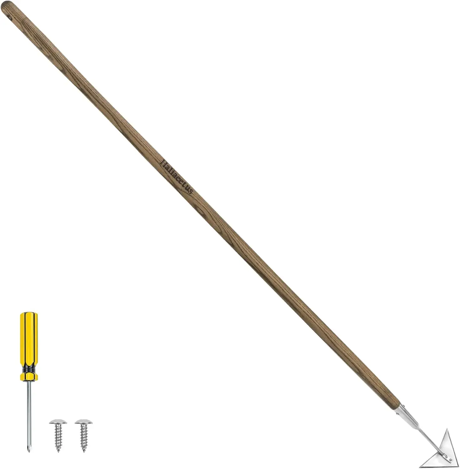 60'' Triangle Scuffle Hoe for Easy Weeding, Push-Pull Motion Reduces Back Strain, Quickly Clears Weeds from All Directions
60'' Triangle Scuffle Hoe for Easy Weeding, Push-Pull Motion Reduces Back Strain, Quickly Clears Weeds from All Directions