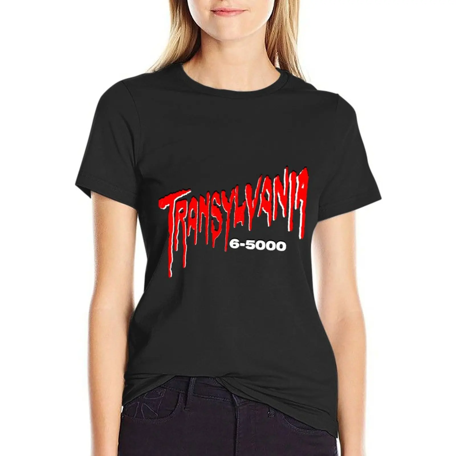 Transylvania 6 5000 T-shirt funny Short sleeve tee workout t shirts for Women 
Transylvania 6 5000 T-shirt funny Short sleeve tee workout t shirts for Women