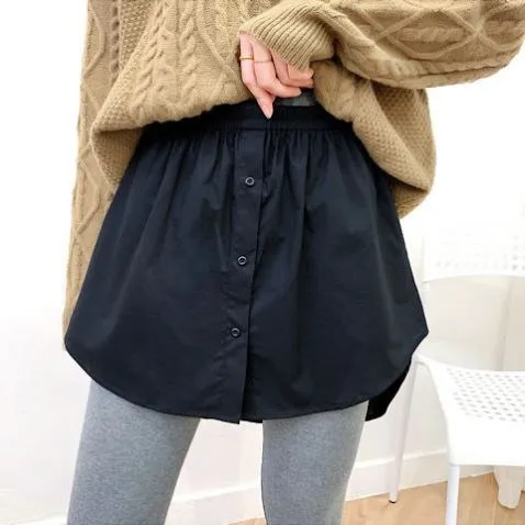 2023 Detachable Shirt Extender Women Black White Fake Hem Tail Blouse Irregular Skirt Shirt Extenders Women Korean Fashion Skirt
2023 Detachable Shirt Extender Women Black White Fake Hem Tail Blouse Irregular Skirt Shirt Extenders Women Korean Fashion Skirt