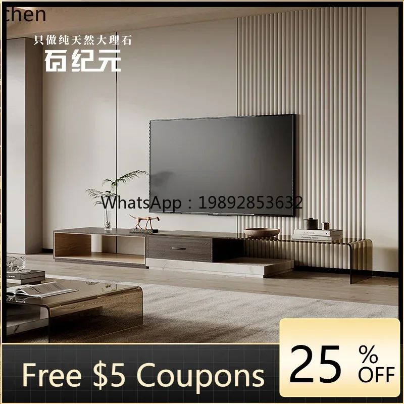 CJ7glass TV cabinet coffee table marble combination minimalist personality creative retractable floor cabinet low
CJ7glass TV cabinet coffee table marble combination minimalist personality creative retractable floor cabinet low