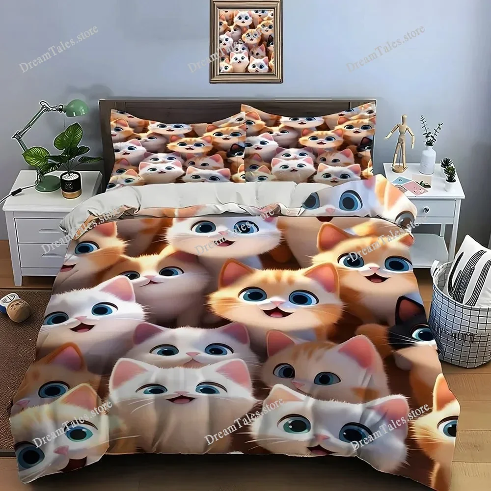 3D Cute Cartoon Cats Print Bedding Set Duvet Cover Duvet Cover Pillowcases Adult And Children Bedding Set Luxury Comforter Set74
3D Cute Cartoon Cats Print Bedding Set Duvet Cover Duvet Cover Pillowcases Adult And Children Bedding Set Luxury Comforter Set74