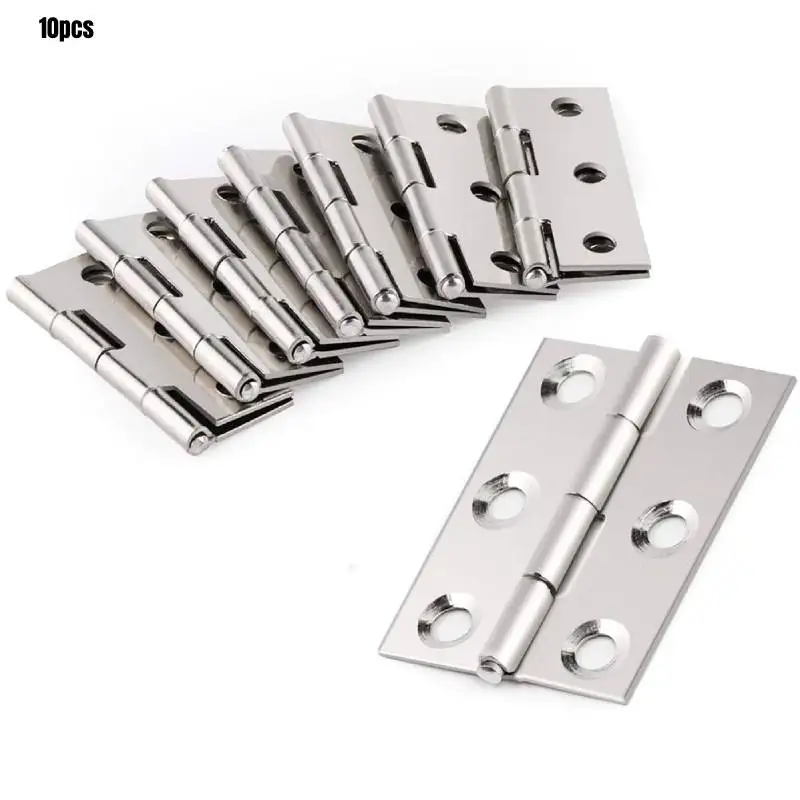 10 Pcs Stainless Arcade Cabinet Machine Door Hinges 6 Holes Drawer Hinges for Bartop Arcade Games Console
10 Pcs Stainless Arcade Cabinet Machine Door Hinges 6 Holes Drawer Hinges for Bartop Arcade Games Console