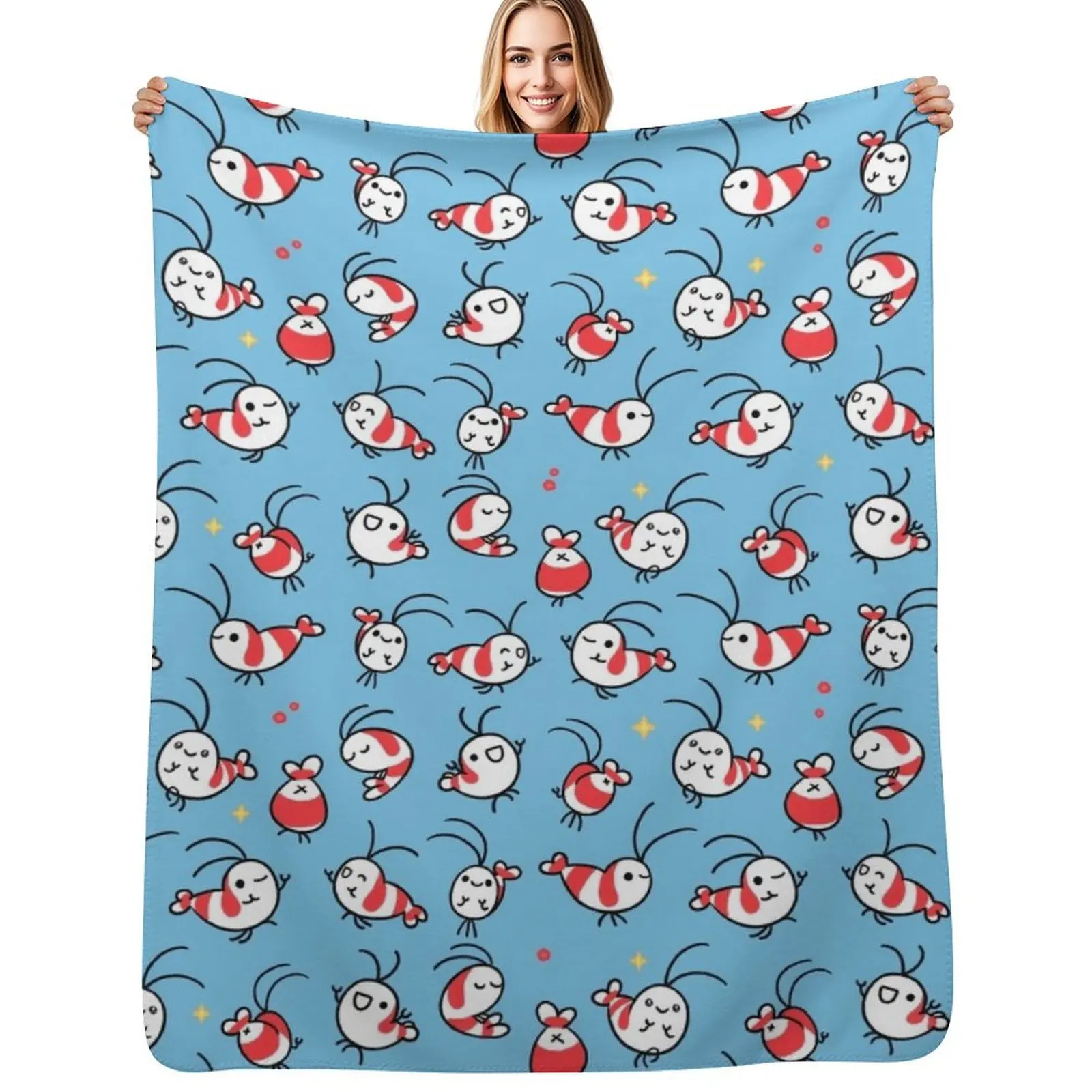Shy Shrimp pattern Throw Blanket halloween Kid'S funny gift Baby Blankets 
Shy Shrimp pattern Throw Blanket halloween Kid'S funny gift Baby Blankets
