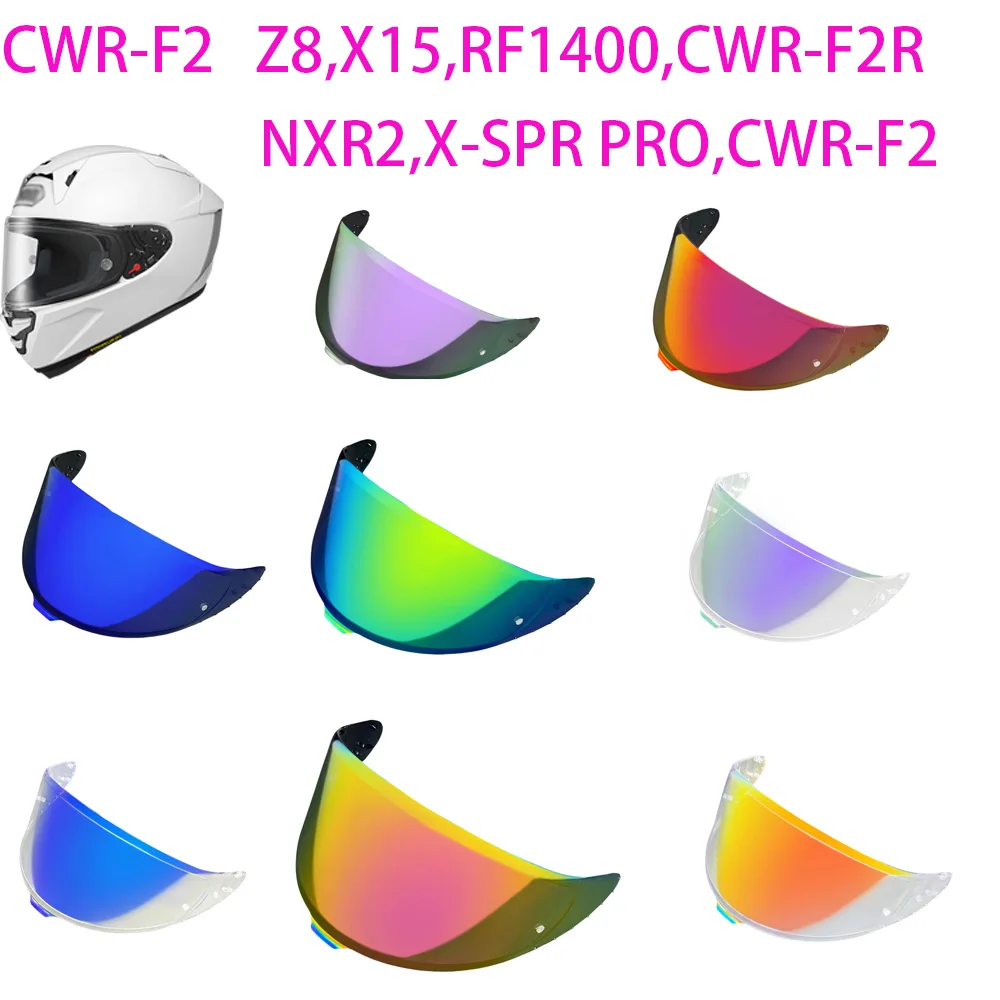 Козырек для мотоциклетного шлема для SHOEI Z8 RF1400 RF-1400 CWR-F2 CWR-F2R X15 X-Fifteen NXR2 X-SPR Pro, анфас, 19 цветов в наличии 
Козырек для мотоциклетного шлема для SHOEI Z8 RF1400 RF-1400 CWR-F2 CWR-F2R X15 X-Fifteen NXR2 X-SPR Pro, анфас, 19 цветов в наличии