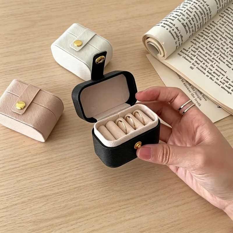 Mini Portable Leather Travel Jewelry Box, Ring Necklace Earrings Storage Organizer Case Gift
Mini Portable Leather Travel Jewelry Box, Ring Necklace Earrings Storage Organizer Case Gift