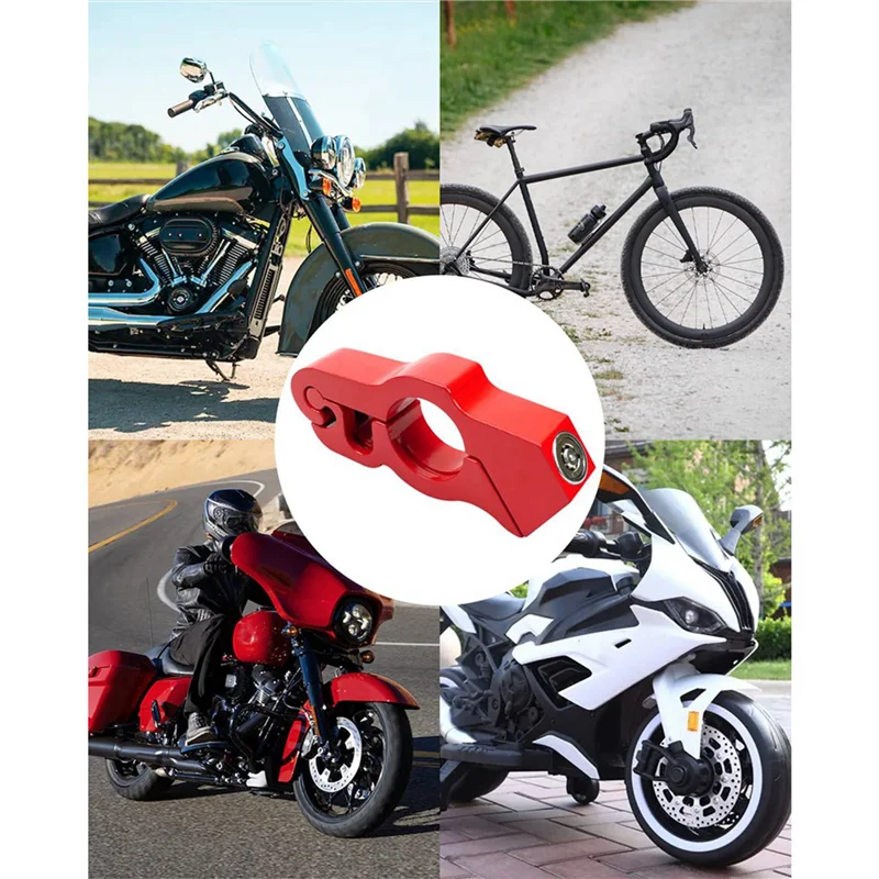 2X Motorcycle Lock, Handlebar Lock With 4 Keys, Anti Theft Motorcycle Brake Lock For Motorcycle Bike ATV Scooter - Red
2X Motorcycle Lock, Handlebar Lock With 4 Keys, Anti Theft Motorcycle Brake Lock For Motorcycle Bike ATV Scooter - Red