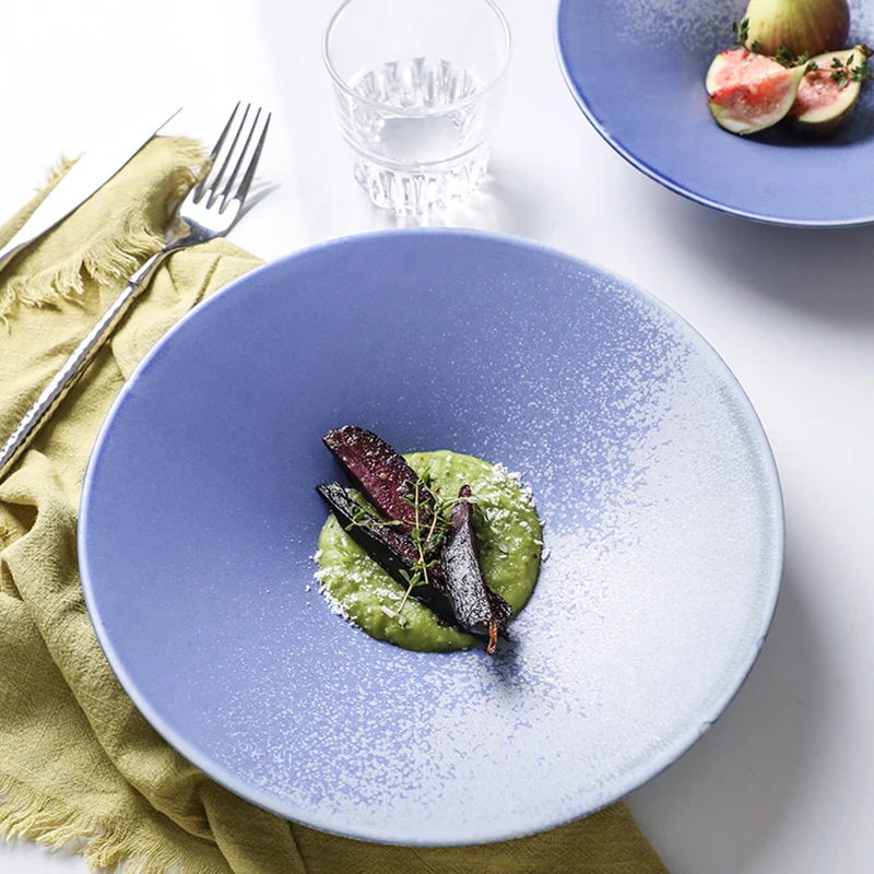 High End Solid Color Ceramic Plate Light Luxury Restaurant Cuisine Soup Plates Home Delicious Salad Bowl Exquisite Dessert Plate
High End Solid Color Ceramic Plate Light Luxury Restaurant Cuisine Soup Plates Home Delicious Salad Bowl Exquisite Dessert Plate