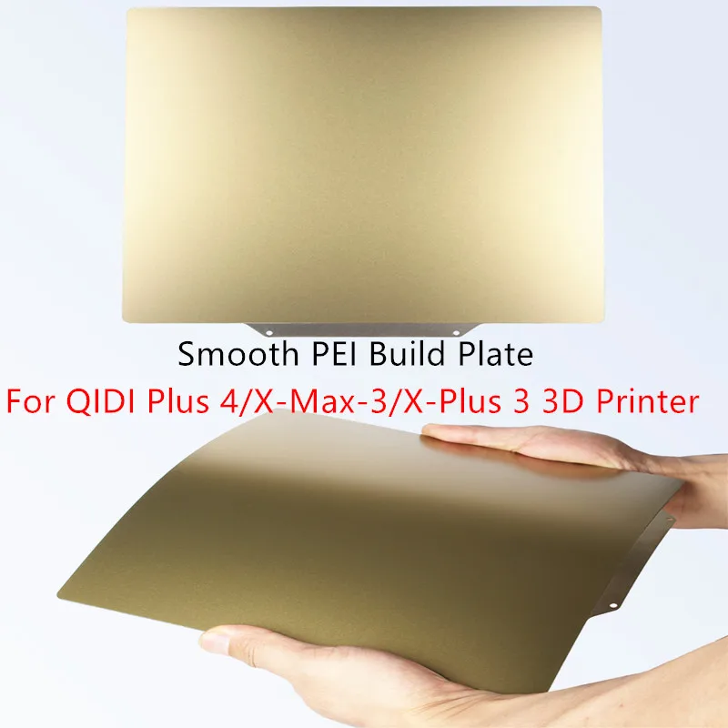 For QIDI Plus 4/X-Max 3/X-Plus 3 Build Plate Single PEI Smooth Spring Steel Sheet 280/310/330mm Magnetic Flexible Print Bed
For QIDI Plus 4/X-Max 3/X-Plus 3 Build Plate Single PEI Smooth Spring Steel Sheet 280/310/330mm Magnetic Flexible Print Bed