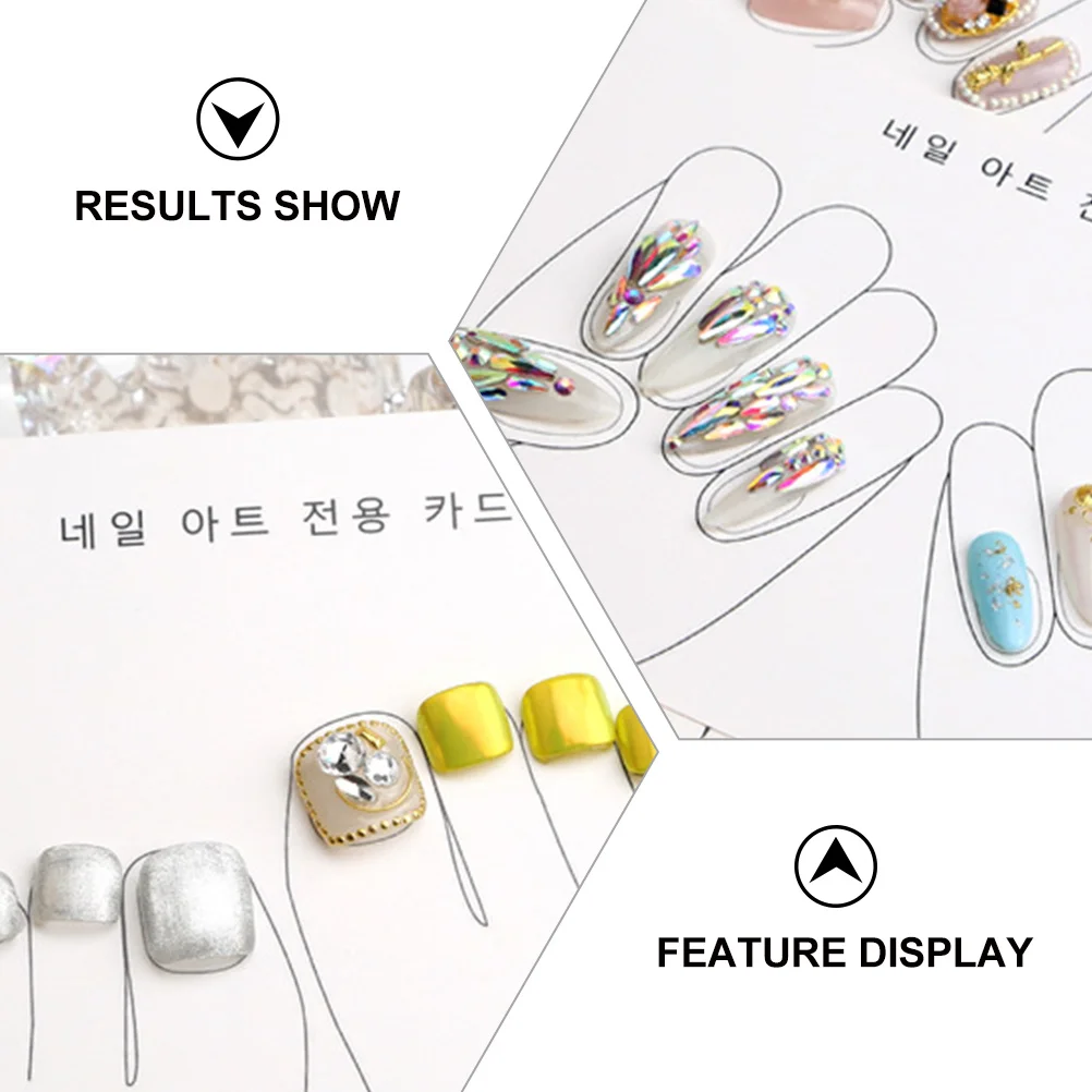 10pcs Nail Art Displaying Cards Premium Patterned Paper For Manicure Showing Props Lightweight Portable Salon Use Nail
10pcs Nail Art Displaying Cards Premium Patterned Paper For Manicure Showing Props Lightweight Portable Salon Use Nail