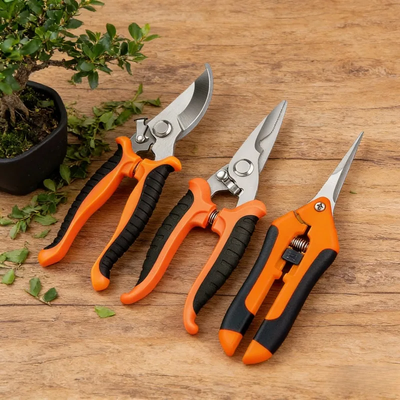 3pcs Professional Floral Pruning Shears Set, with Ergonomic Non-Slip Handles, Labor-Saving High-Tension Springs
3pcs Professional Floral Pruning Shears Set, with Ergonomic Non-Slip Handles, Labor-Saving High-Tension Springs
