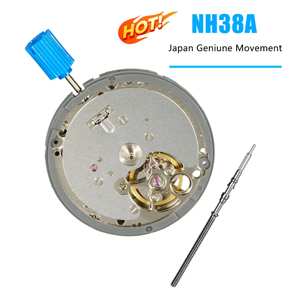 HOT Original NH38A Mechanical Movement Mod Automatic Watch Mechanism 24 Jewels High Accuracy NH38 Top Repair Parts Accessories
HOT Original NH38A Mechanical Movement Mod Automatic Watch Mechanism 24 Jewels High Accuracy NH38 Top Repair Parts Accessories