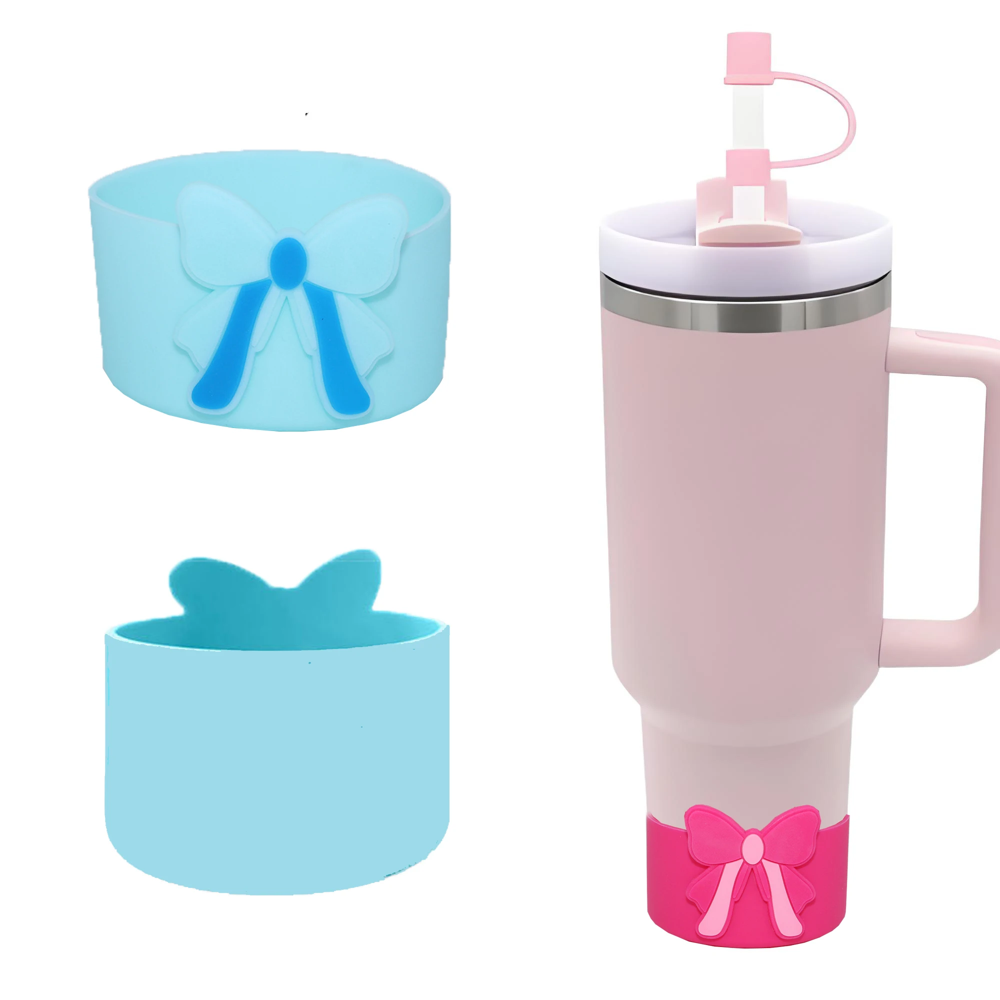 Cup Bottom Sleeve Food-Grade Silicone Cup Boot Bow Cup Cover Protective Stanley Tumbler Sleeve For Stanley Tumbler Water Bottle
Cup Bottom Sleeve Food-Grade Silicone Cup Boot Bow Cup Cover Protective Stanley Tumbler Sleeve For Stanley Tumbler Water Bottle