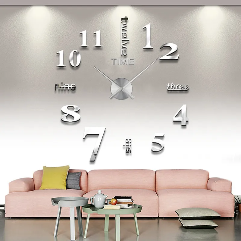 3D Acrylic Digital Wall Clock DIY Wall Clock Home Living Room Creative Clock Wall Stickers Clock
3D Acrylic Digital Wall Clock DIY Wall Clock Home Living Room Creative Clock Wall Stickers Clock