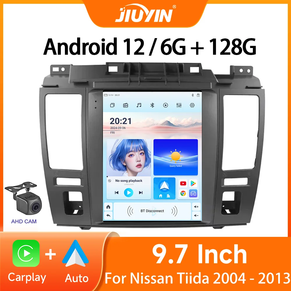 Tesla Style 9.7 Inch Android 12 For Nissan Tiida Versa 2004- 2013 Car Multimedia Auto Wireless Carplay Radio GPS Navi Stereo
Tesla Style 9.7 Inch Android 12 For Nissan Tiida Versa 2004- 2013 Car Multimedia Auto Wireless Carplay Radio GPS Navi Stereo