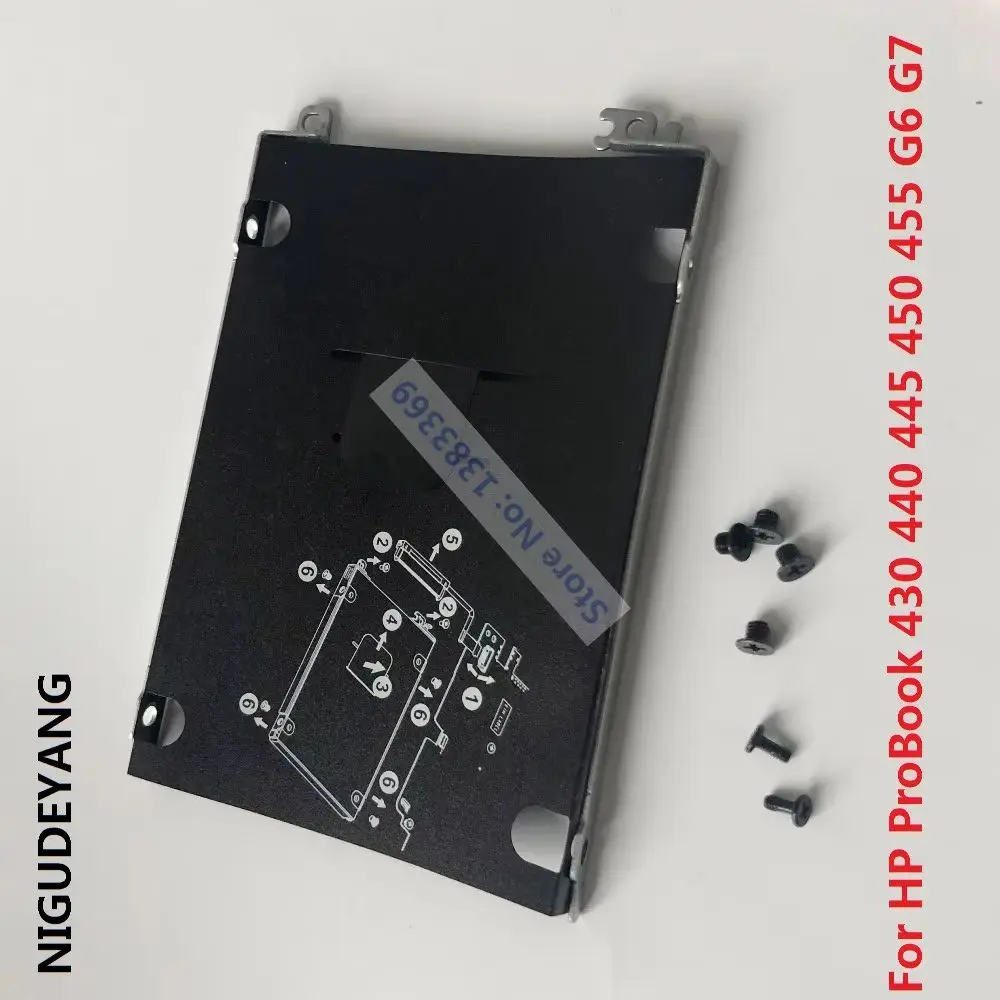 Replacement 2.5 Inch SATA HDD SSD Hard Drive Disk Bracket Caddy Frame for HP ProBook 430 440 445 450 455 G6 G7
Replacement 2.5 Inch SATA HDD SSD Hard Drive Disk Bracket Caddy Frame for HP ProBook 430 440 445 450 455 G6 G7