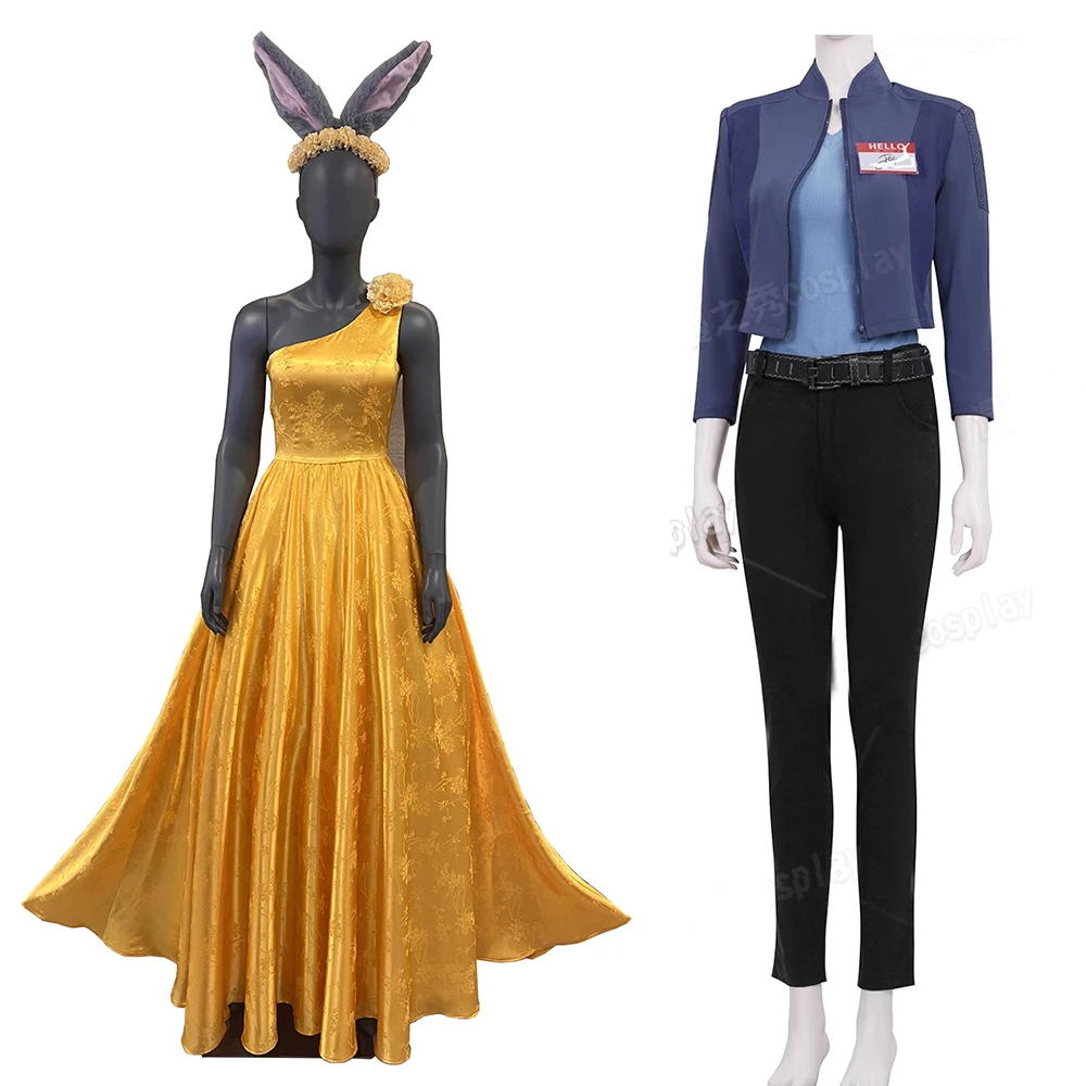 Judy Cosplay Dress for Rabbit Women Cosplay Anime Judy Hopps Dress with rabbit ears Cartoon Birthday Party Halloween Costumes
Judy Cosplay Dress for Rabbit Women Cosplay Anime Judy Hopps Dress with rabbit ears Cartoon Birthday Party Halloween Costumes