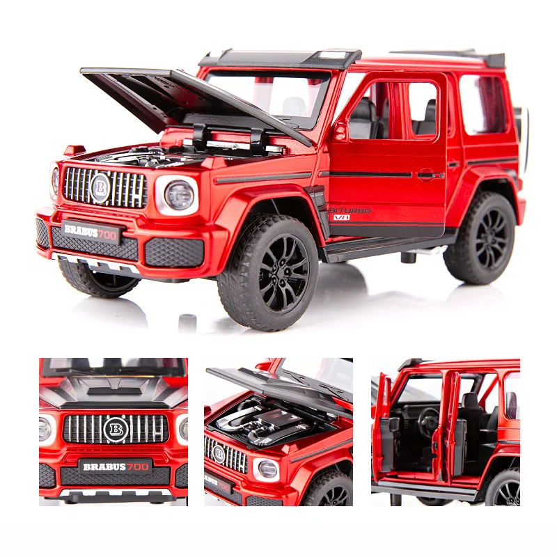 1/32 Babos G700 Alloy car model toy Casting Car Sound and Light off-road Vehicle Collection Display piece children's gift
1/32 Babos G700 Alloy car model toy Casting Car Sound and Light off-road Vehicle Collection Display piece children's gift
