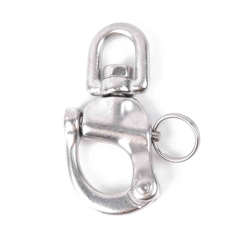 Accessory Swivel Snap Shackle Hardware Hook Marine Boat 70mm Bail High hardness Silver Yacht Useful High Quality
Accessory Swivel Snap Shackle Hardware Hook Marine Boat 70mm Bail High hardness Silver Yacht Useful High Quality