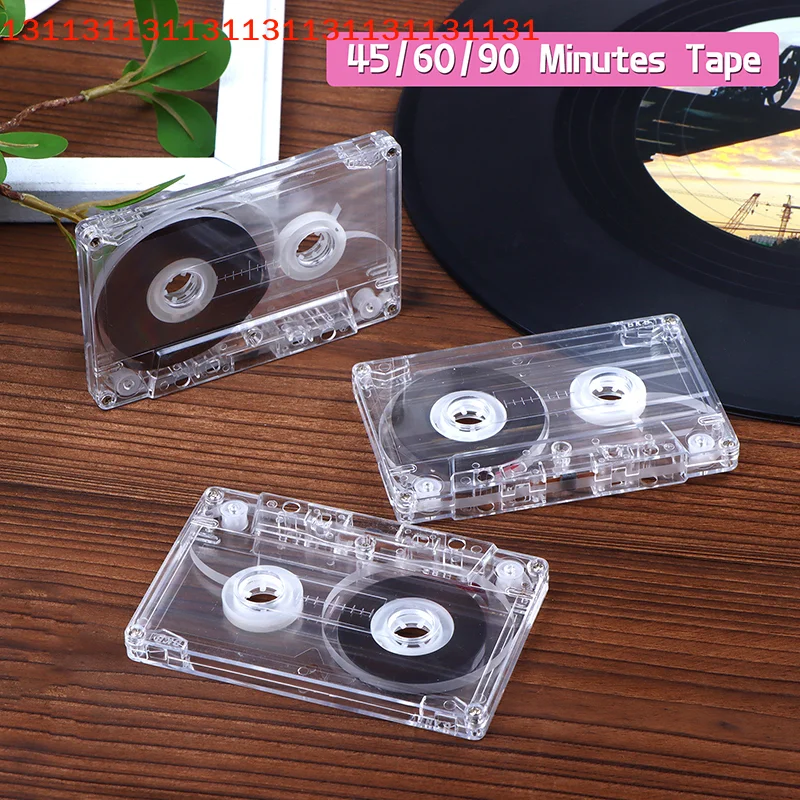 Magnetic Audio Tape Storage Device with 45/60/90 Minutes Standard Cassette for Music/Speech Recording, Clear
Magnetic Audio Tape Storage Device with 45/60/90 Minutes Standard Cassette for Music/Speech Recording, Clear
