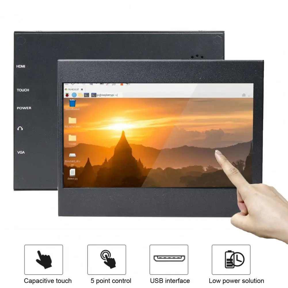 7-inch Display Monitor LCD Display Touch Control Wide Angle Screen Extension Portable Flat Panel Laptop Gaming Monitor
7-inch Display Monitor LCD Display Touch Control Wide Angle Screen Extension Portable Flat Panel Laptop Gaming Monitor