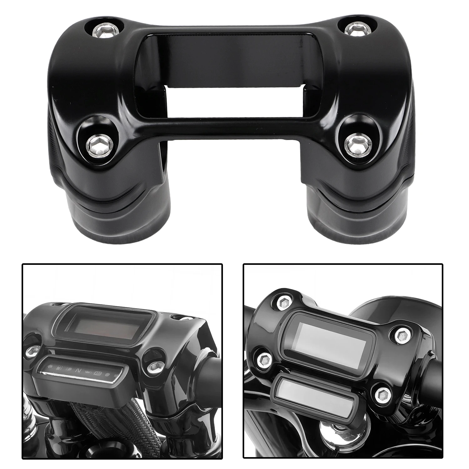Motorcycle Black 2" Tall Handlebar Riser 1 1/4" Bar Clamp Fit For Harley Touring Electra Road Glide King Dyna Sportster Softail
Motorcycle Black 2" Tall Handlebar Riser 1 1/4" Bar Clamp Fit For Harley Touring Electra Road Glide King Dyna Sportster Softail