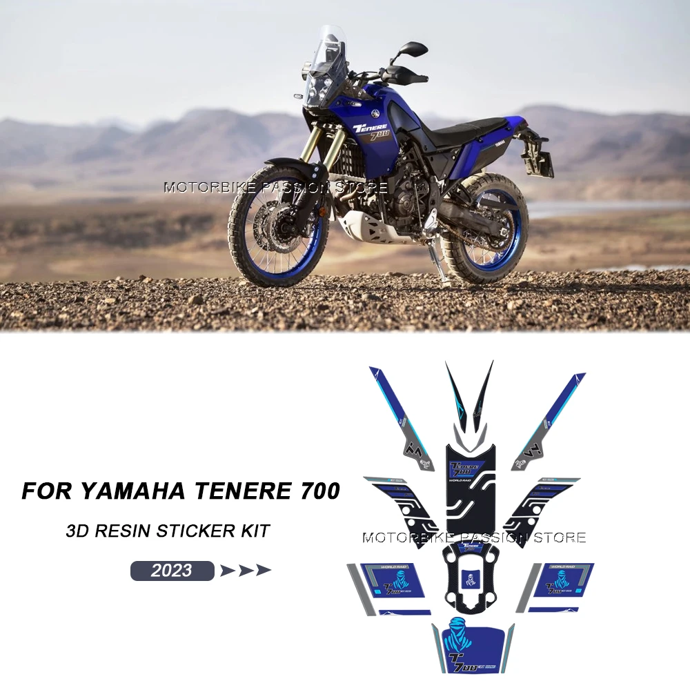 For Yamaha Tenere 700 Tenere 700 2023 3D Gel Sticker for Motorcycle decoration kit body protection stickers waterproof
For Yamaha Tenere 700 Tenere 700 2023 3D Gel Sticker for Motorcycle decoration kit body protection stickers waterproof