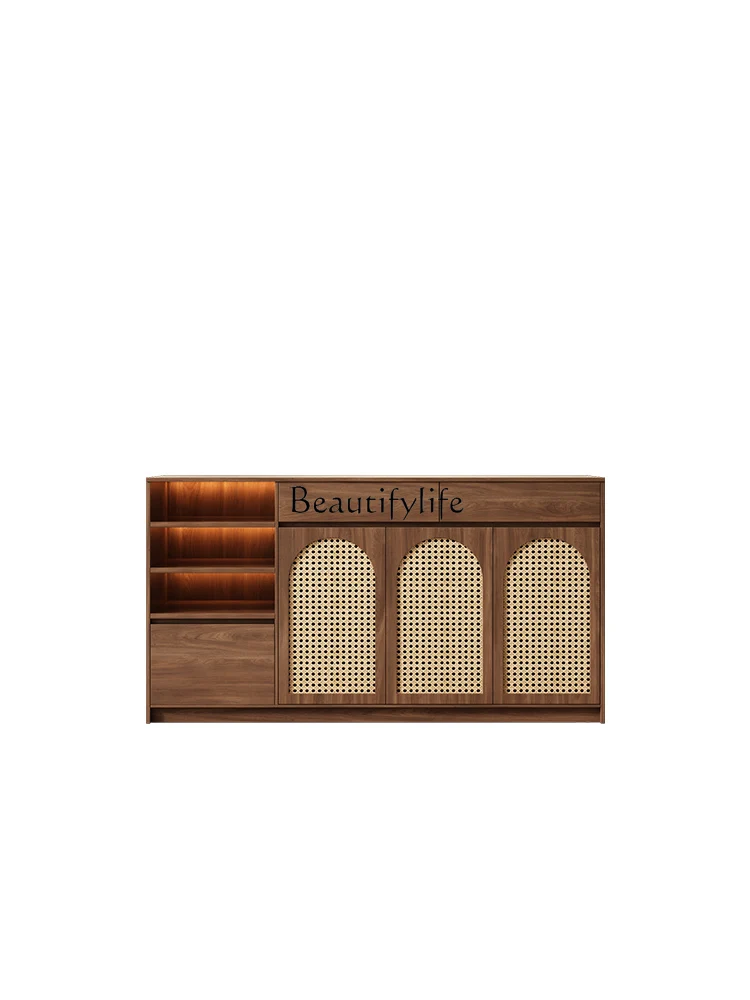 Wall-Mounted Tea Cabinet Rattan Living Room Solid Wood Low Cabinet Middle Vintage Tea Side Water Bar Counter
Wall-Mounted Tea Cabinet Rattan Living Room Solid Wood Low Cabinet Middle Vintage Tea Side Water Bar Counter