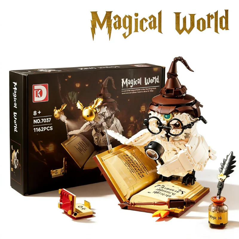 Magical Hedwig Owl Book Light Building Blocks Set Moc Brick Quidditch Goblet of Fire Wand Werewolf Phoenix Model Kids Gifts
Magical Hedwig Owl Book Light Building Blocks Set Moc Brick Quidditch Goblet of Fire Wand Werewolf Phoenix Model Kids Gifts